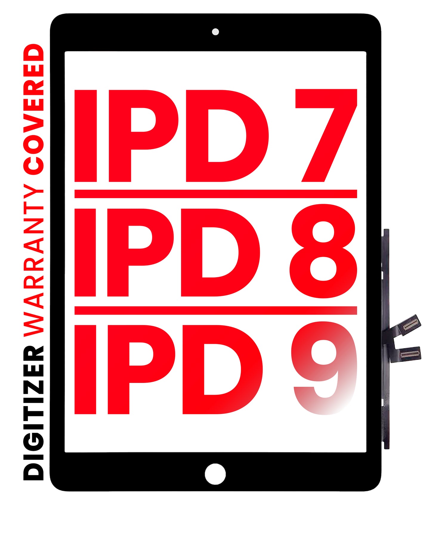 iPad 7/8/9 Digitizer Black