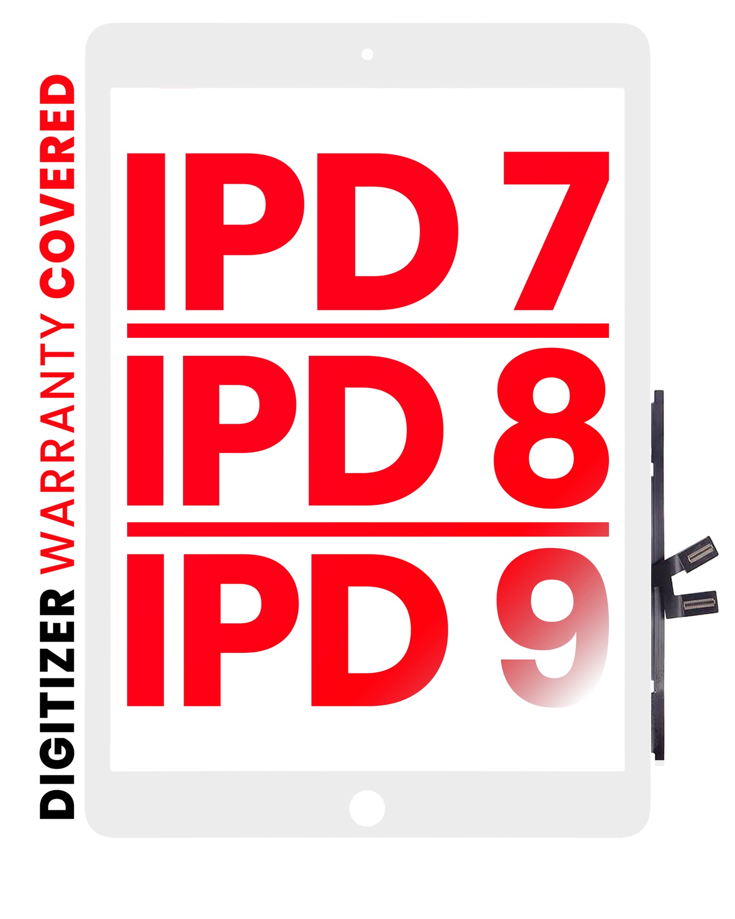iPad 7/8/9 Digitizer White